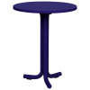 Modrý kovový zahradní bistro stolek Nokk ⌀59 cm