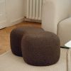 Hnědý bouclé taburet Umbo 88 x 50 cm -fv-interier-25