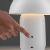 Bílá kovová nabíjecí stolní LED lampa Nova Luce Pois -fv-interier-25