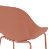 Terakotová plastová barová židle Toby 95 cm -fv-interier-25