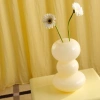 Žlutá skleněná váza TOWER 30 cm -fv-interier-25