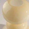 Žlutá skleněná váza TOWER 30 cm -fv-interier-25