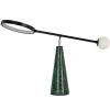 Zeleno-černá stolní LED lampa Angel Cerdá No. 8093