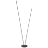 Černá kovová stojací LED lampa Nova Luce Intec 184 cm