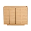 Dubová komoda Kave Home Onix 100 x 45 cm