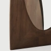 Hnědý dřevěný odkládací stolek Geometric 51 cm -fv-interier-25